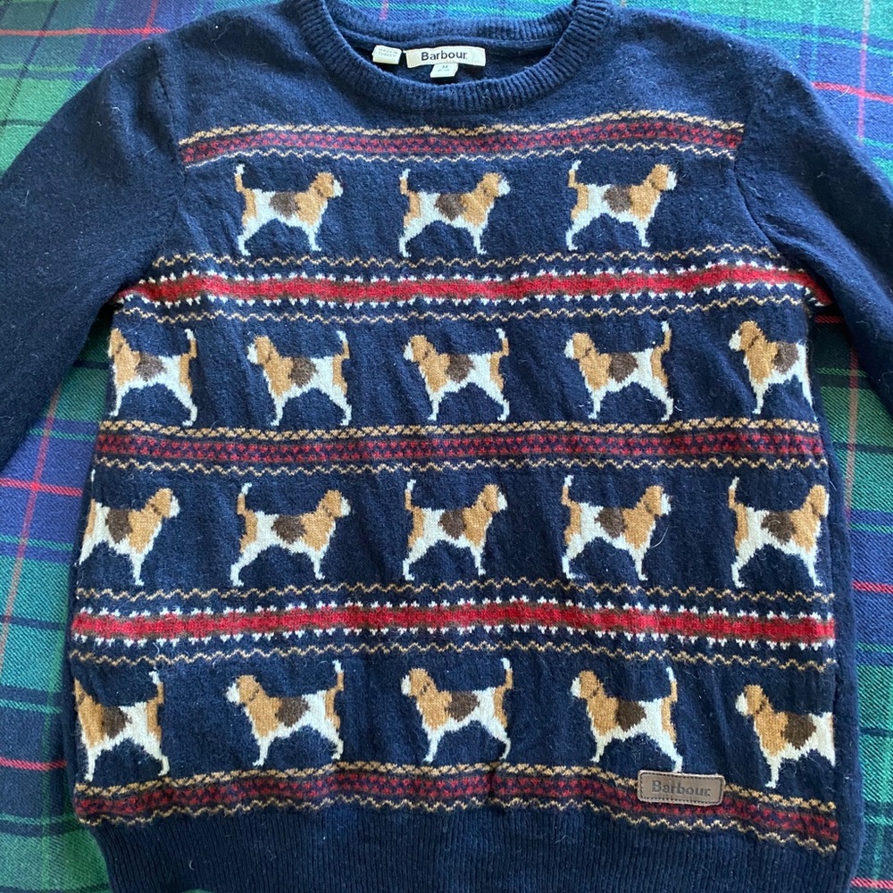 Barbour Boys Sweater M 8/9